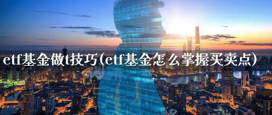 etf基金做t技巧(etf基金怎么掌握买卖点)_https://www.xlyzjpj.com_期货入门_第1张