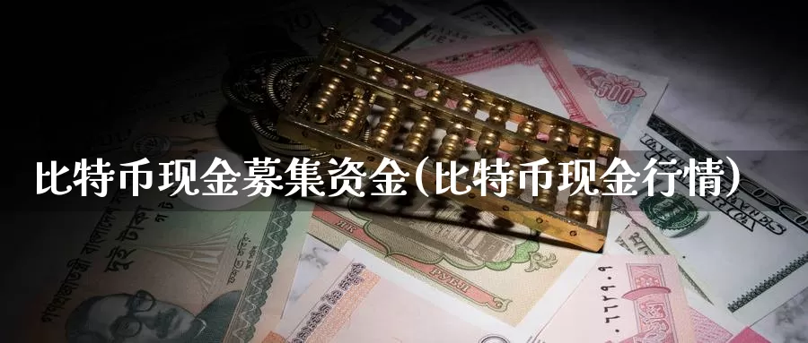 比特币现金募集资金(比特币现金行情)_https://www.xlyzjpj.com_币圈资讯_第1张